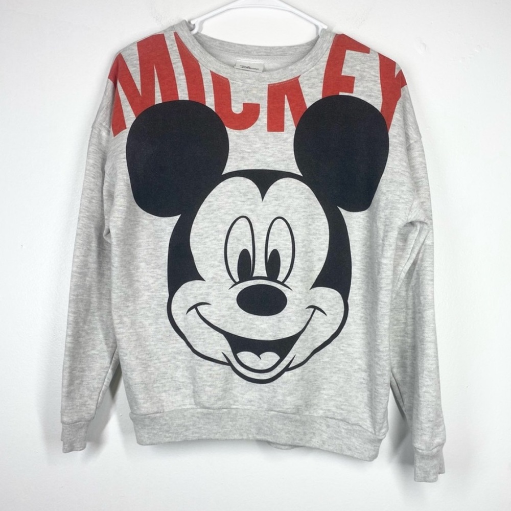 DISNEY Mickey Mouse Sweatshirt Crew Neck Walt Disney World Small